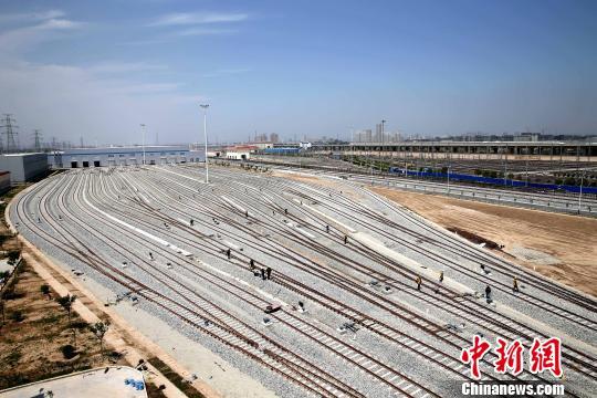 图为俯瞰基地。　张远 摄